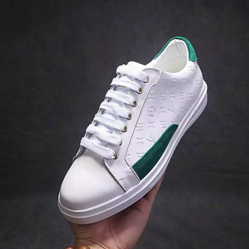 bas prix chaussures louis vuitton blanc vert